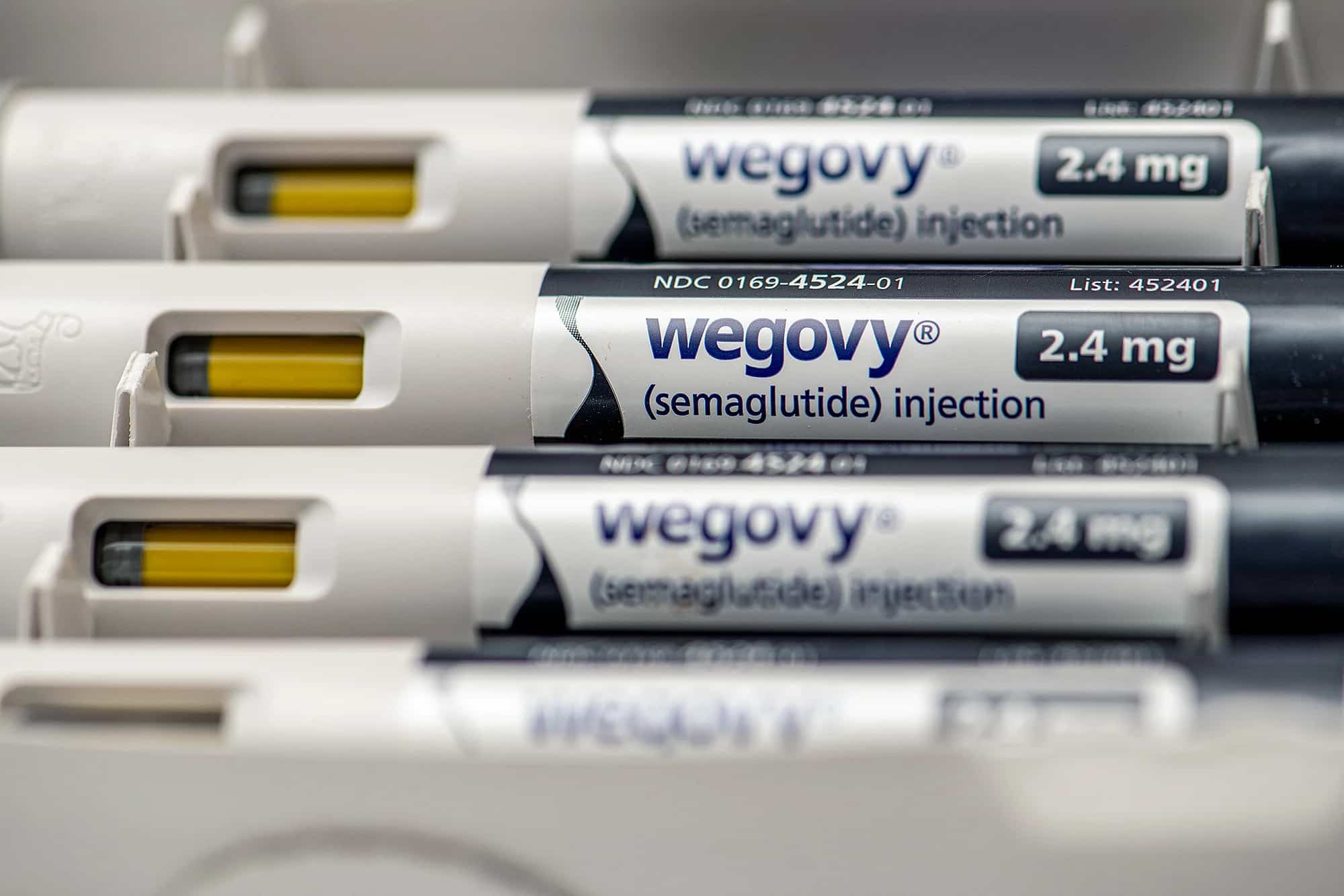 tre penne pre-riempite del farmaco wegovy