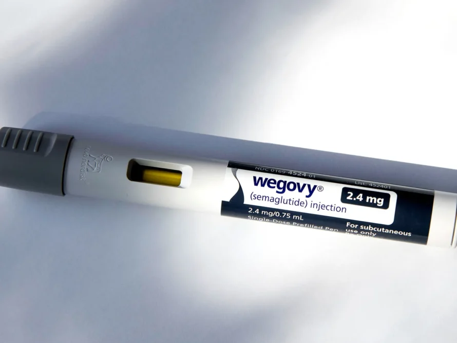 una pennetta preriempita di farmaco wegovy